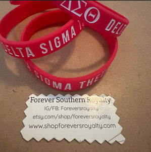 Red Delta wristband