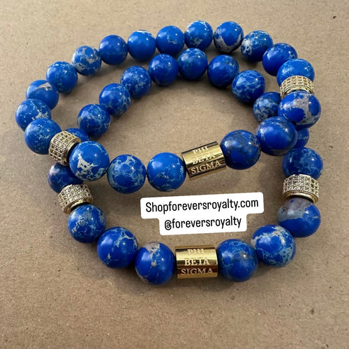 Gold Phi Beta Sigma bracelet.