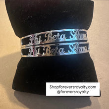 Load image into Gallery viewer, Silver Phi Beta Sigma bangle