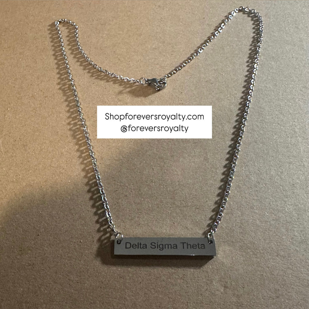 Delta Sigma Theta necklace