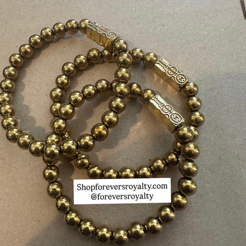 The all gold Iota Phi Theta bracelet