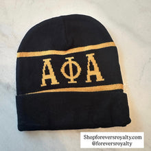 Load image into Gallery viewer, Alpha Phi Alpha scarf and hat