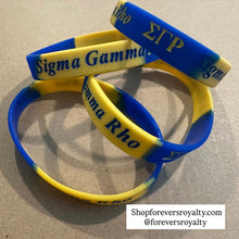Load image into Gallery viewer, Sigma Gamma Rho wristband