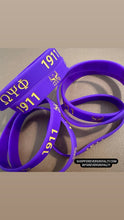 Load image into Gallery viewer, Omega Psi Phi wristband