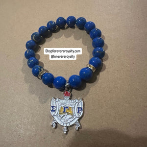 The blue SGRho bracelet