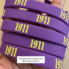 Load image into Gallery viewer, Omega Psi Phi 1911 wristband