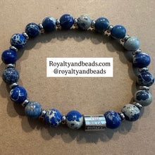 Load image into Gallery viewer, Silver Phi Beta Sigma bracelet