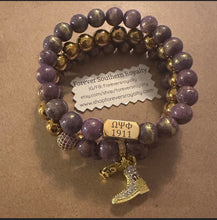 Load image into Gallery viewer, 3 Omega Psi Phi bracelets