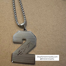 Load image into Gallery viewer, Silver Kappa Alpha Psi necklaces
