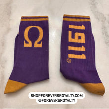 Load image into Gallery viewer, Omega Psi Phi socks