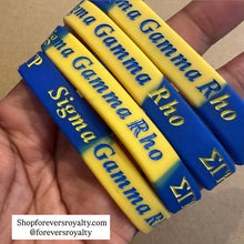 Load image into Gallery viewer, Sigma Gamma Rho wristband
