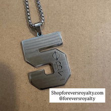 Load image into Gallery viewer, Silver Phi Beta Sigma necklaces