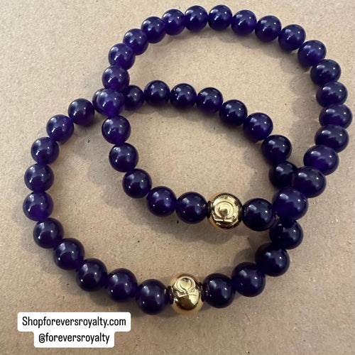 Omega purple bracelet.