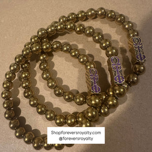 The all gold Omega bracelet