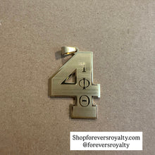 Load image into Gallery viewer, Gold Iota Phi Theta number