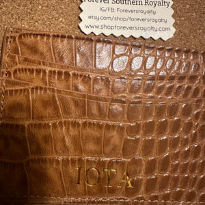 Leather Iota wallet