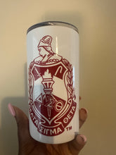 Load image into Gallery viewer, White Delta Sigma Theta cup.