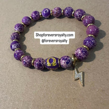 Load image into Gallery viewer, The Omega Psi Phi bracelet.