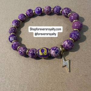 The Omega Psi Phi bracelet.