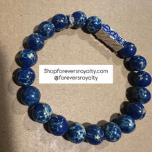Load image into Gallery viewer, The silver Phi Beta Sigma bracelet