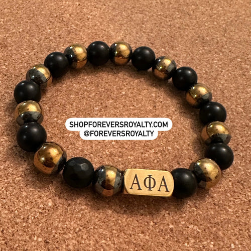 Gold metal Alpha bracelet