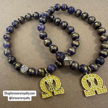 Load image into Gallery viewer, Yellow Omega bracelet.