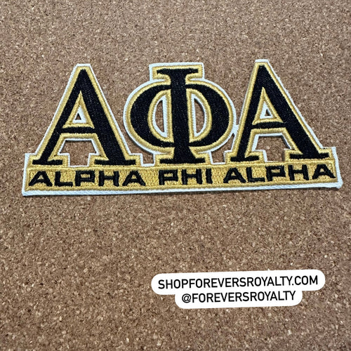 Alpha Phi Alpha patch.