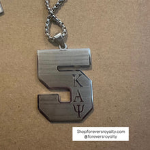 Load image into Gallery viewer, Silver Kappa Alpha Psi necklaces