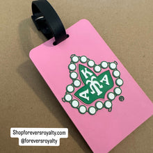 Load image into Gallery viewer, Alpha Kappa Alpha luggage tag