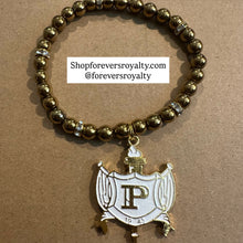 Load image into Gallery viewer, All gold Philo P bracelet