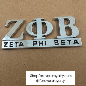Zeta Phi Beta car decal