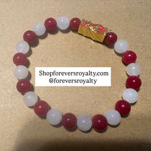 Load image into Gallery viewer, The red and gold Kappa bracelet