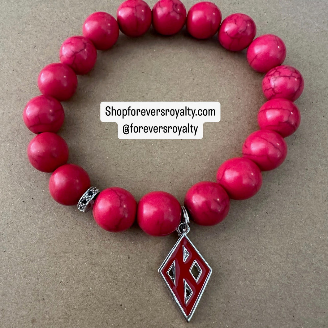 Red Kappa k bracelet.