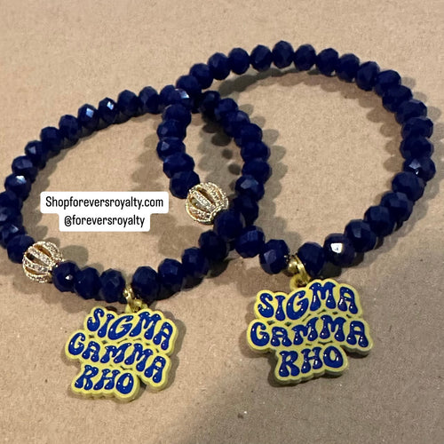 Blue SGRho bracelet.