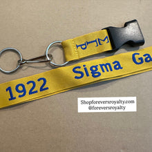 Load image into Gallery viewer, New Sigma Gamma Rho lanyard