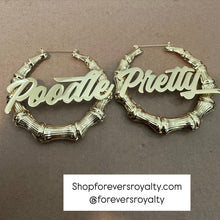 Load image into Gallery viewer, Gold Pretty Poodle earrings