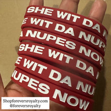 Load image into Gallery viewer, Red NUPE wristband