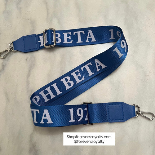 Zeta Phi Beta purse strap