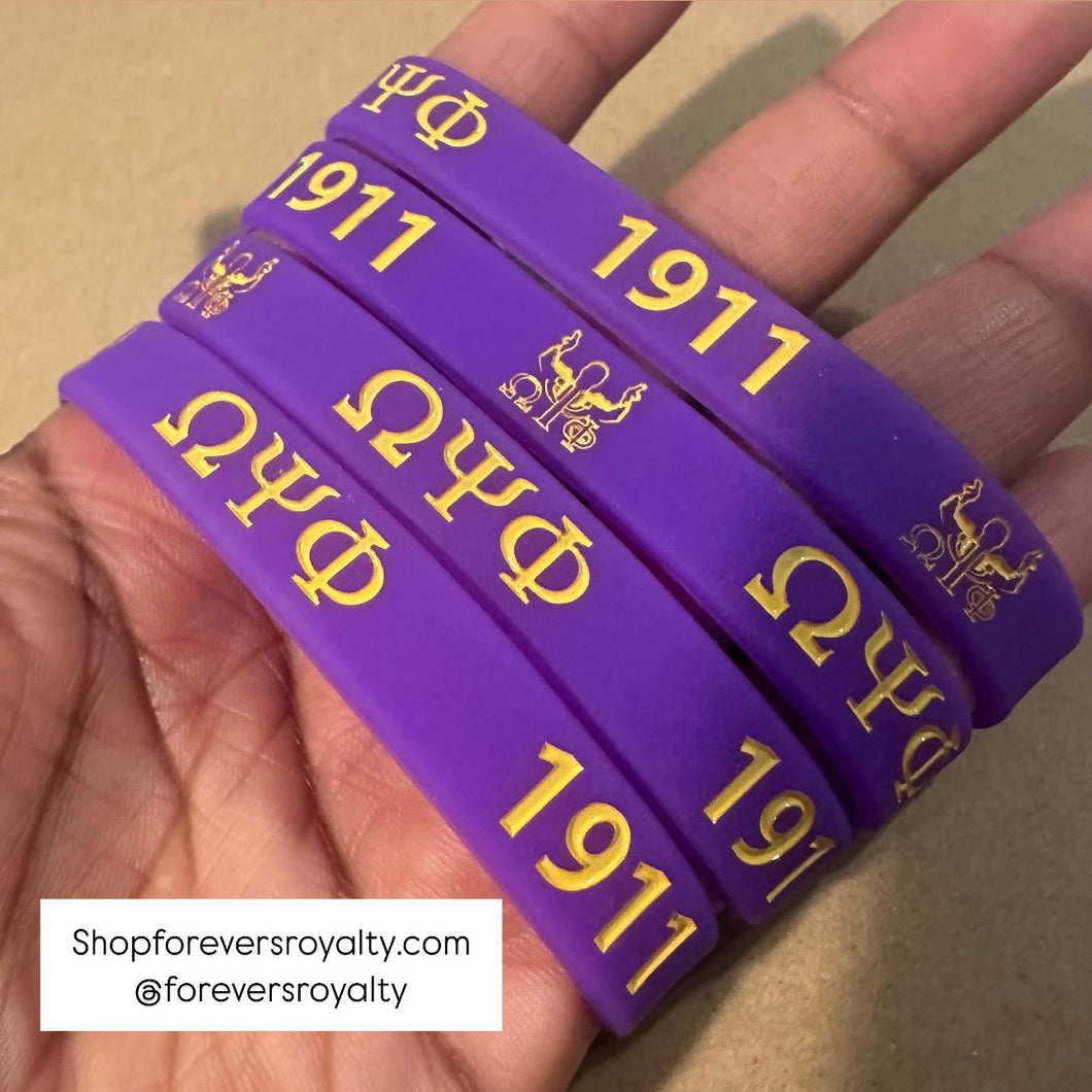 Purple 1911 wristband