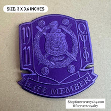 Load image into Gallery viewer, Omega Psi Phi life member patch
