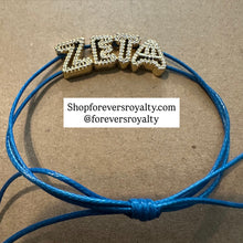 Load image into Gallery viewer, Gold Bling Zeta bracelet.