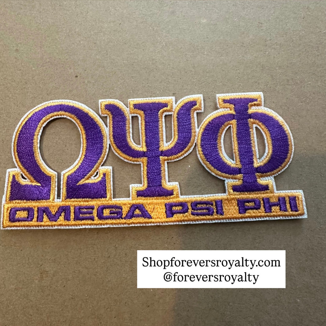 Omega Psi Phi patch.