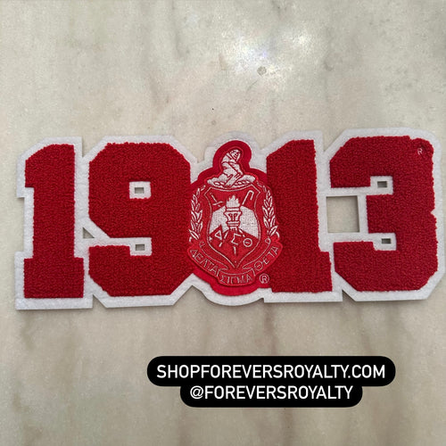 1913 Chenille patch.