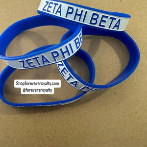 Zeta Phi Beta wristband