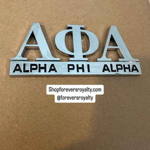 Alpha Phi Alpha car decal