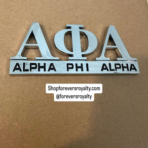 Alpha Phi Alpha car decal