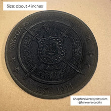 Load image into Gallery viewer, Omega Psi Phi circle patch.