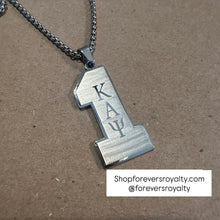 Load image into Gallery viewer, Silver Kappa Alpha Psi necklaces