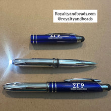 Load image into Gallery viewer, Sigma Gamma Rho flashlight pen.