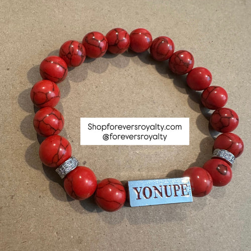 Red YO NUPE bracelet